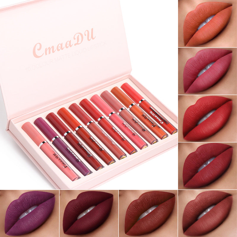 VelvetMuse™ Matte Lip Collection – Long Lasting Velvet Finish