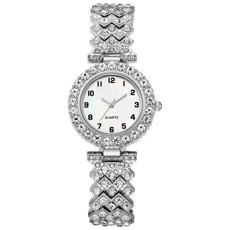 Elegant Watch & Bracelet Set for Women – Luxury Quartz Design