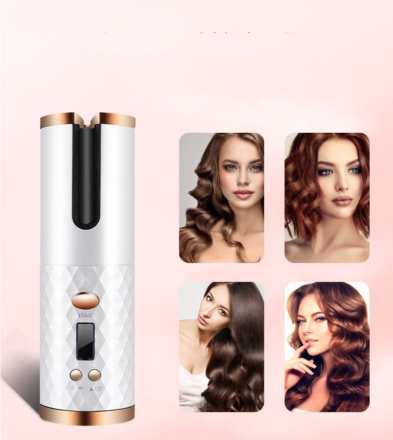LunaCurl Pro™ – Wireless Automatic Hair Curler