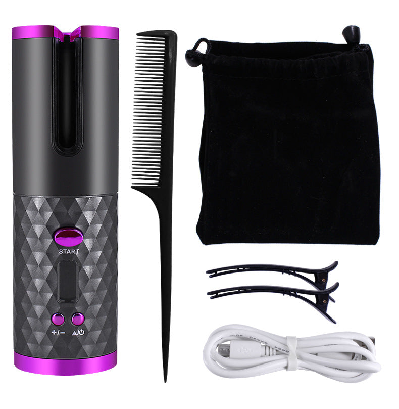 LunaCurl Pro™ – Wireless Automatic Hair Curler
