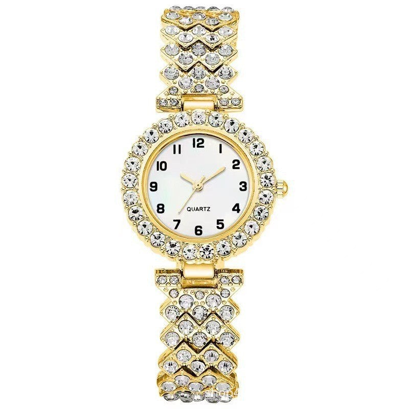 Elegant Watch & Bracelet Set for Women – Luxury Quartz Design