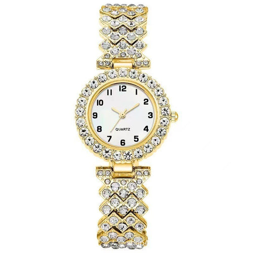 Elegant Watch & Bracelet Set for Women – Luxury Quartz Design