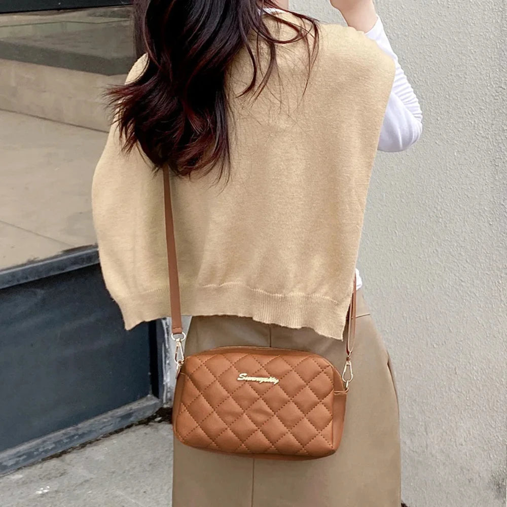 Elegant Quilted Crossbody Bag for women